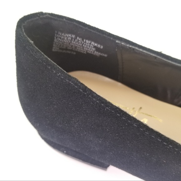 Nanette Lepore Frankie Suede Leather Pointed Toe Loafers - Picture 4 of 7